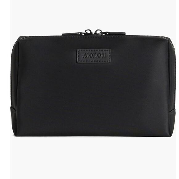MONOS Metro Large Non Toiletry Bag Pouch Black New without - Picture 9 of 12